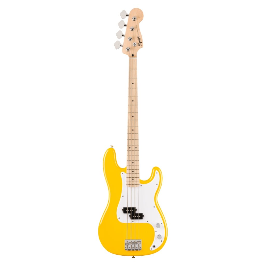 Squier FSR Sonic Precision Bass Maple Fingerboard - Graffiti Yellow Bass Guitars Sky Music