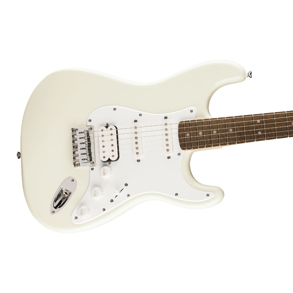 Squier FSR Sonic Stratocaster HT HSS Electric Guitar - Arctic White, Laurel Fingerboard Electric Guitars Sky Music
