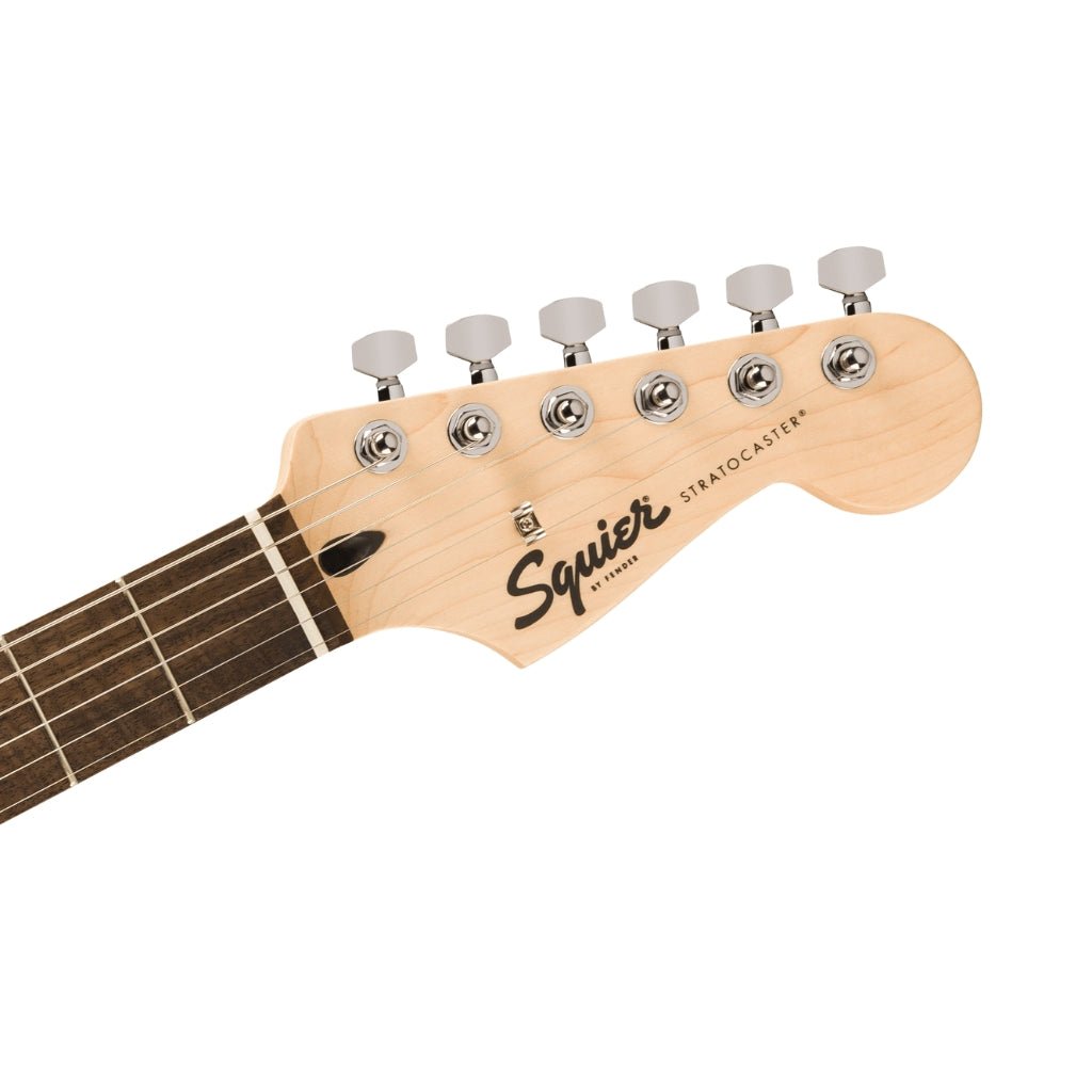Squier FSR Sonic Stratocaster HT HSS Electric Guitar - Arctic White, Laurel Fingerboard Electric Guitars Sky Music