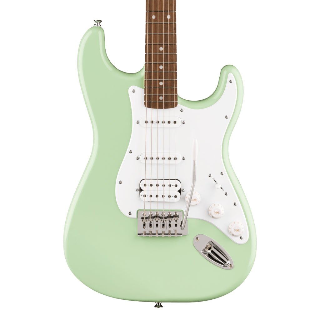 Squier FSR Squier Sonic Stratocaster HSS Electric Guitar - Surf Green, Laurel Fingerboard Electric Guitars Sky Music