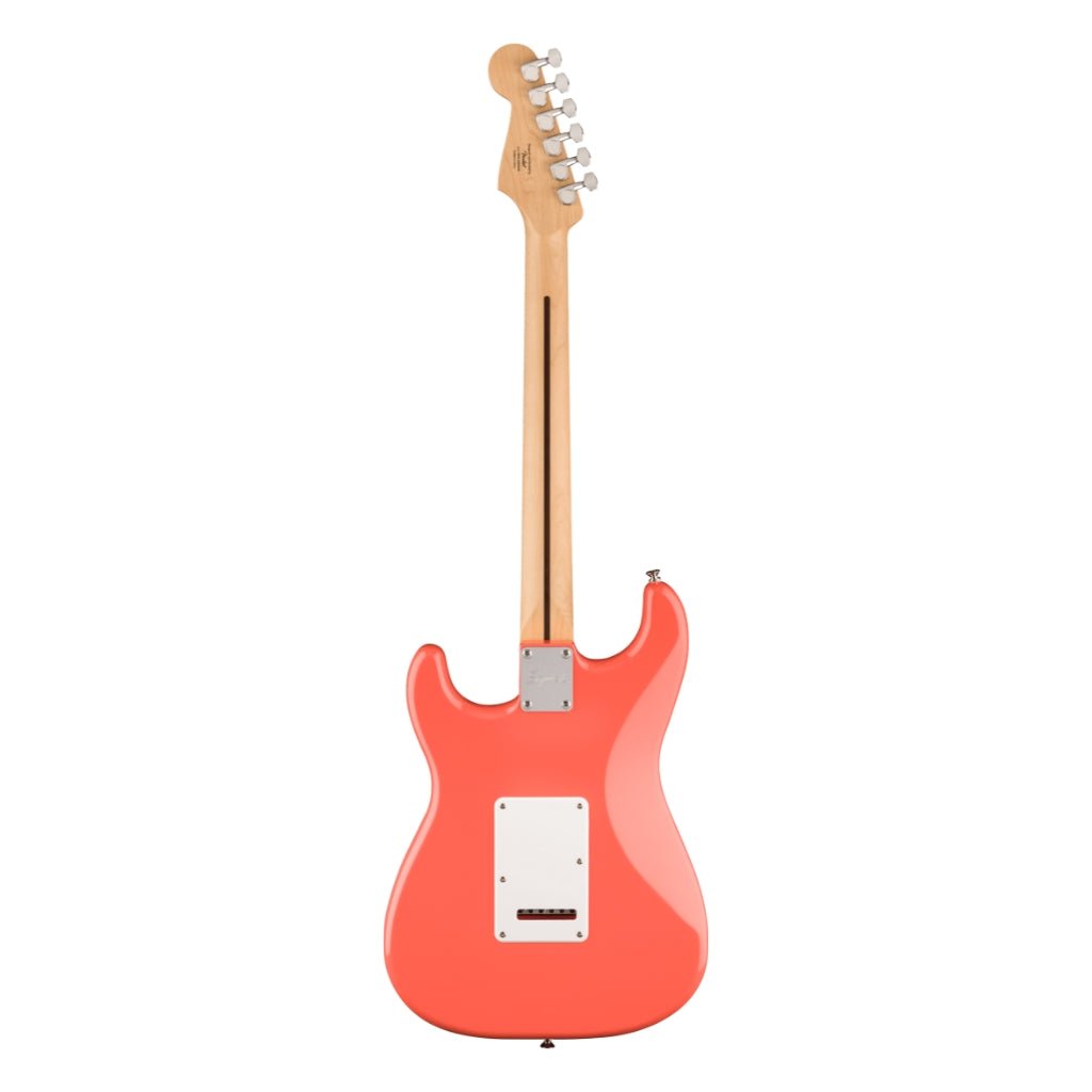 Squier FSR Squier Sonic Stratocaster - Tahitian Coral, Maple Fingerboard Electric Guitars Sky Music