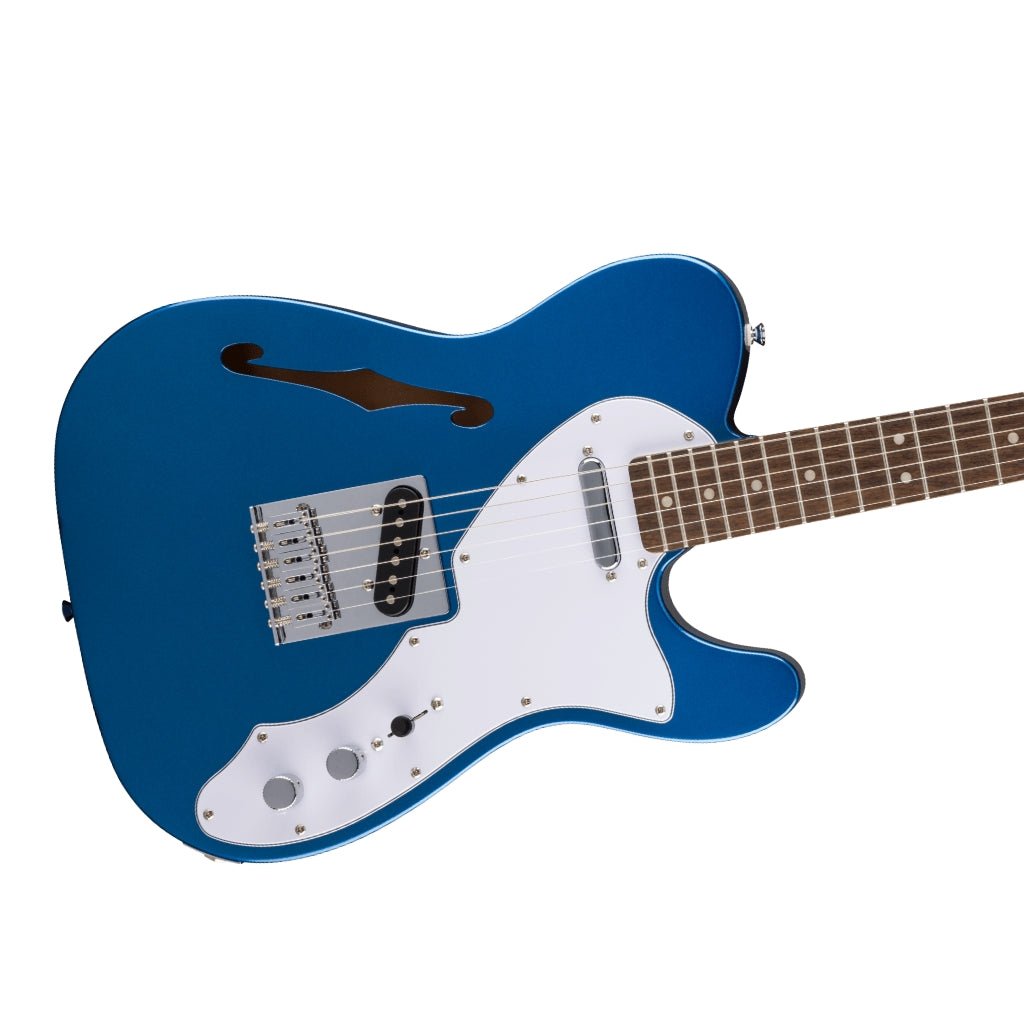 Squier Limited Edition Affinity Series Telecaster Thinline - Lake Placid Blue, Laurel Fingerboard Electric Guitars Sky Music