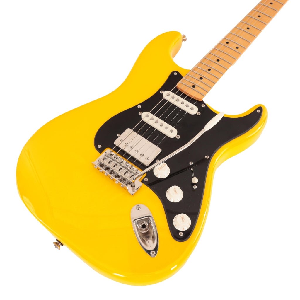 Squier Limited Edition Classic Vibe '50s Stratocaster HSS - Graffiti Yellow, Maple Fingerboard Electric Guitars Sky Music