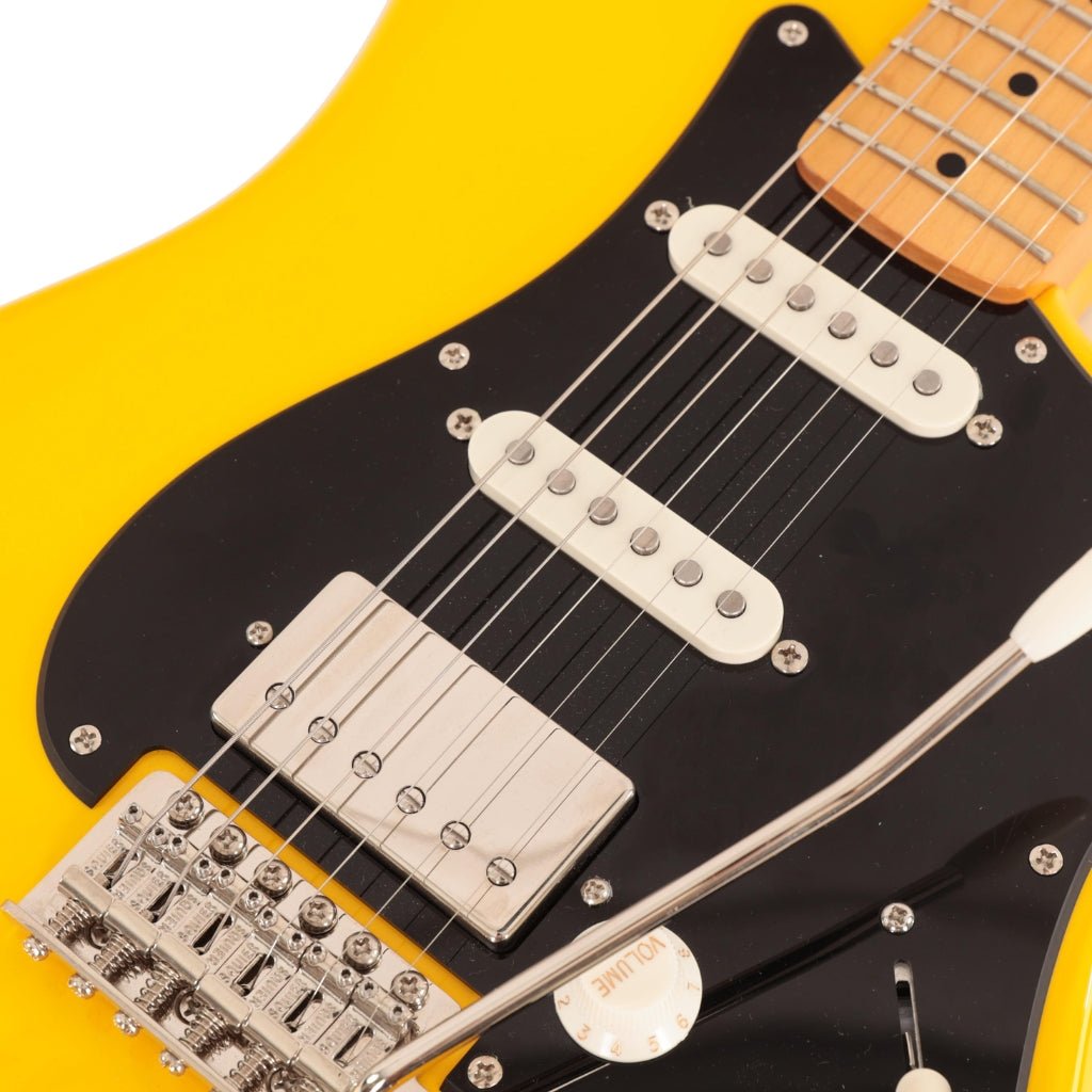 Squier Limited Edition Classic Vibe '50s Stratocaster HSS - Graffiti Yellow, Maple Fingerboard Electric Guitars Sky Music