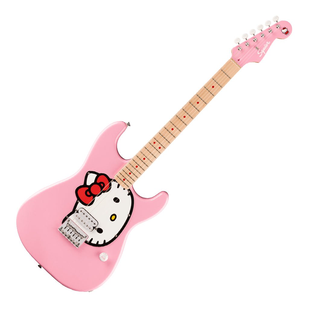 Squier Limited Edition Hello Kitty Stratocaster Electric Guitars Sky Music