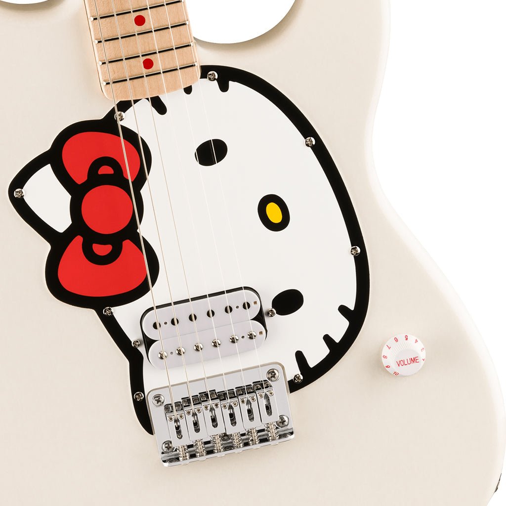 Squier Limited Edition Hello Kitty Stratocaster - White Electric Guitars Sky Music