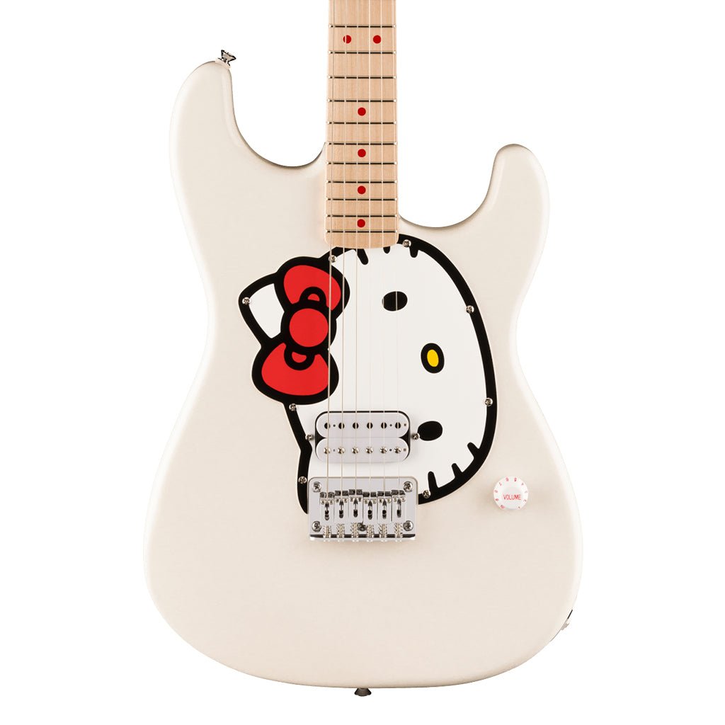 Squier Limited Edition Hello Kitty Stratocaster - White Electric Guitars Sky Music
