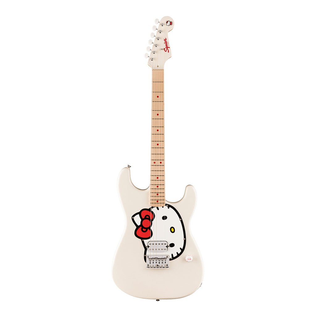 Squier Limited Edition Hello Kitty Stratocaster - White Electric Guitars Sky Music