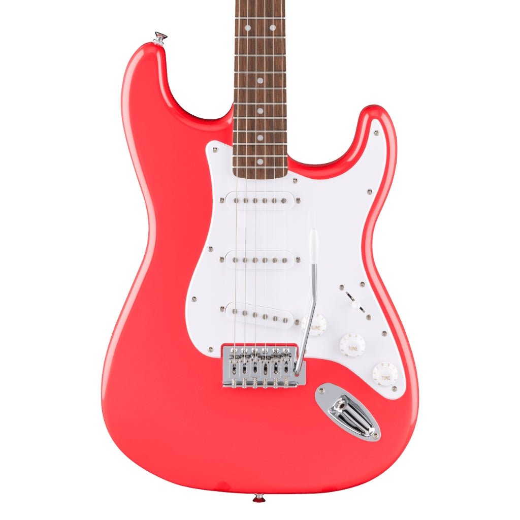 Squier Limited Edition Squier Sonic Stratocaster - Fiesta Red, Laurel Fingerboard Electric Guitars Sky Music