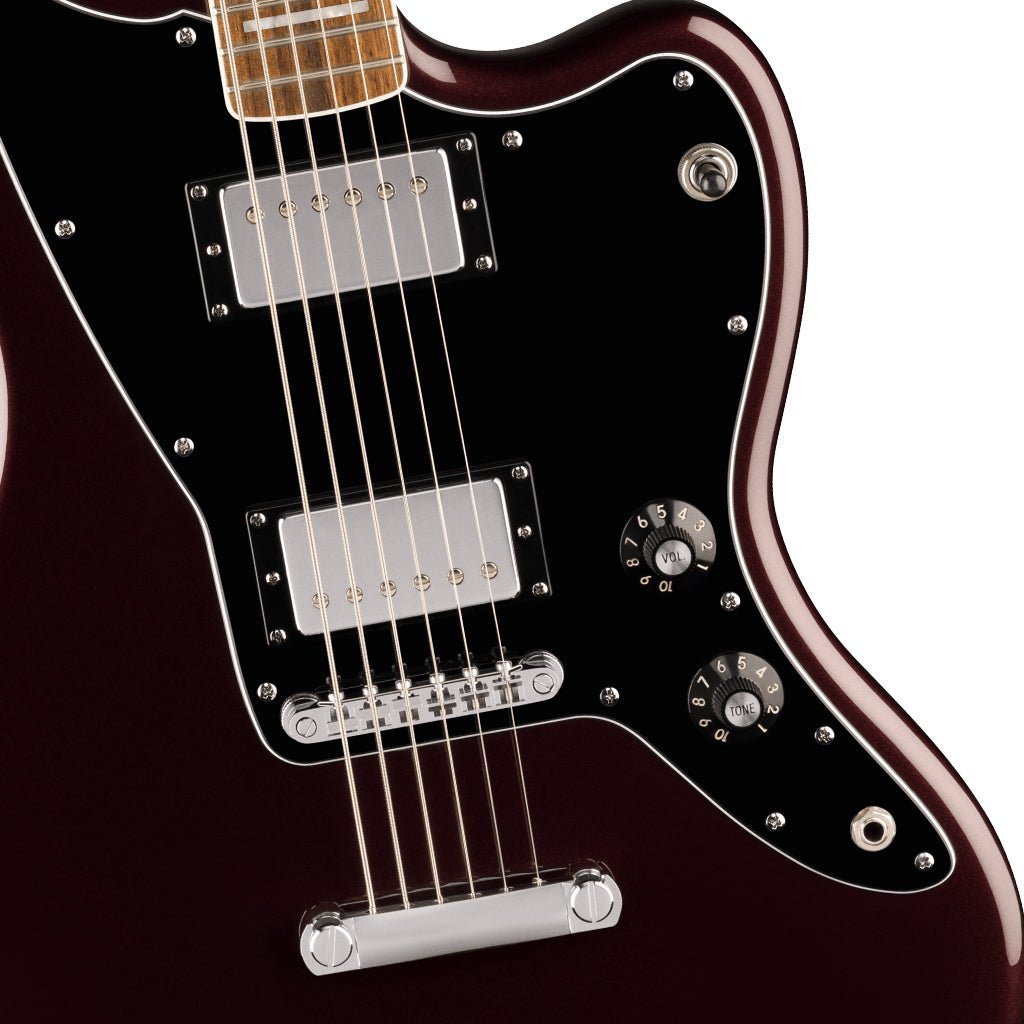 Squier Paranormal Baritone Jazzmaster HH Laurel Fingerboard Electric Guitar - Oxblood Electric Guitars Sky Music