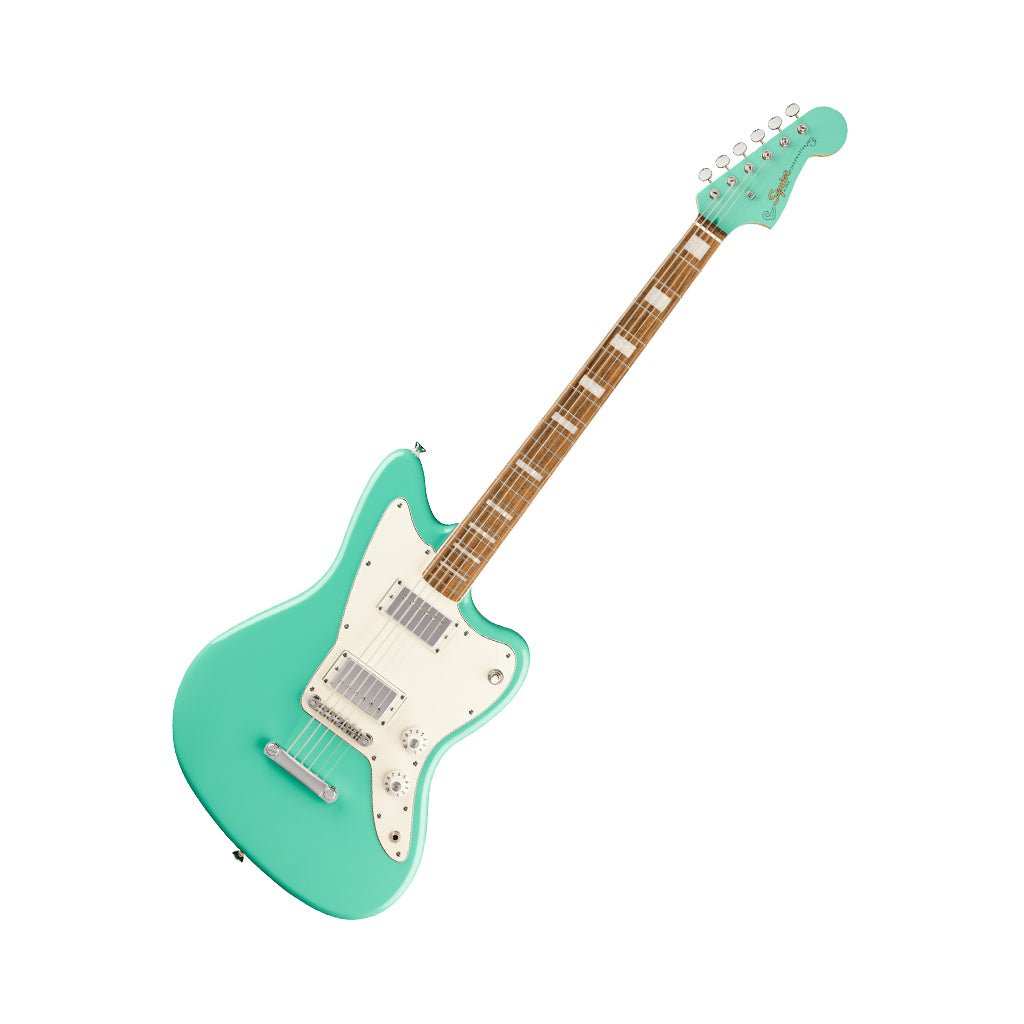 Squier Paranormal Baritone Jazzmaster HH Laurel Fingerboard Electric Guitar - Sea Foam Green Electric Guitars Sky Music