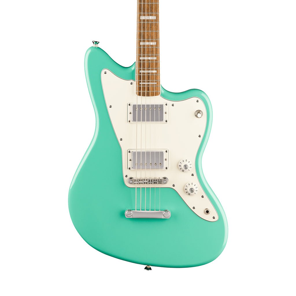 Squier Paranormal Baritone Jazzmaster HH Laurel Fingerboard Electric Guitar - Sea Foam Green Electric Guitars Sky Music