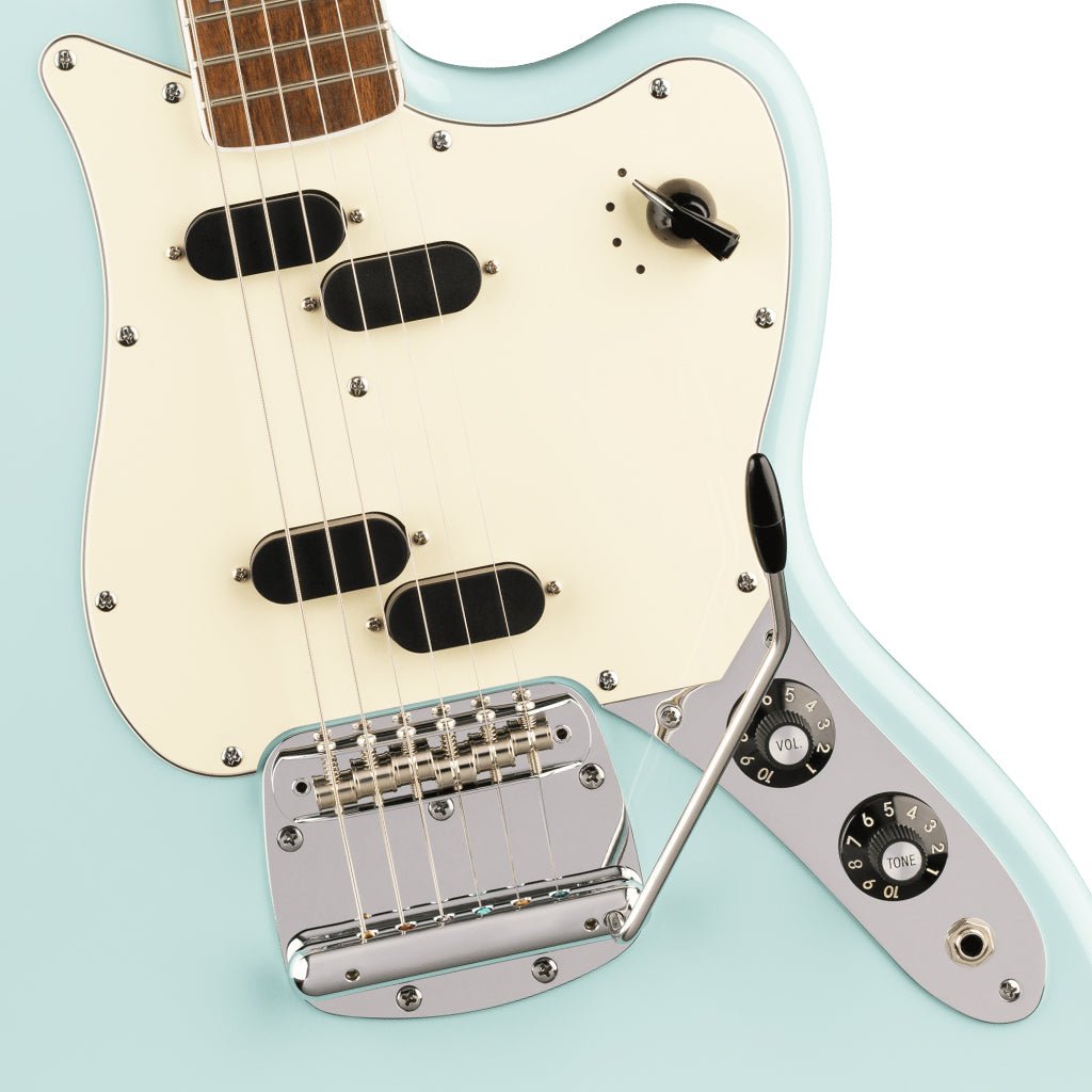 Squier Paranormal Electric VI Laurel Fingerboard Electric Guitar - Daphne Blue Electric Guitars Sky Music