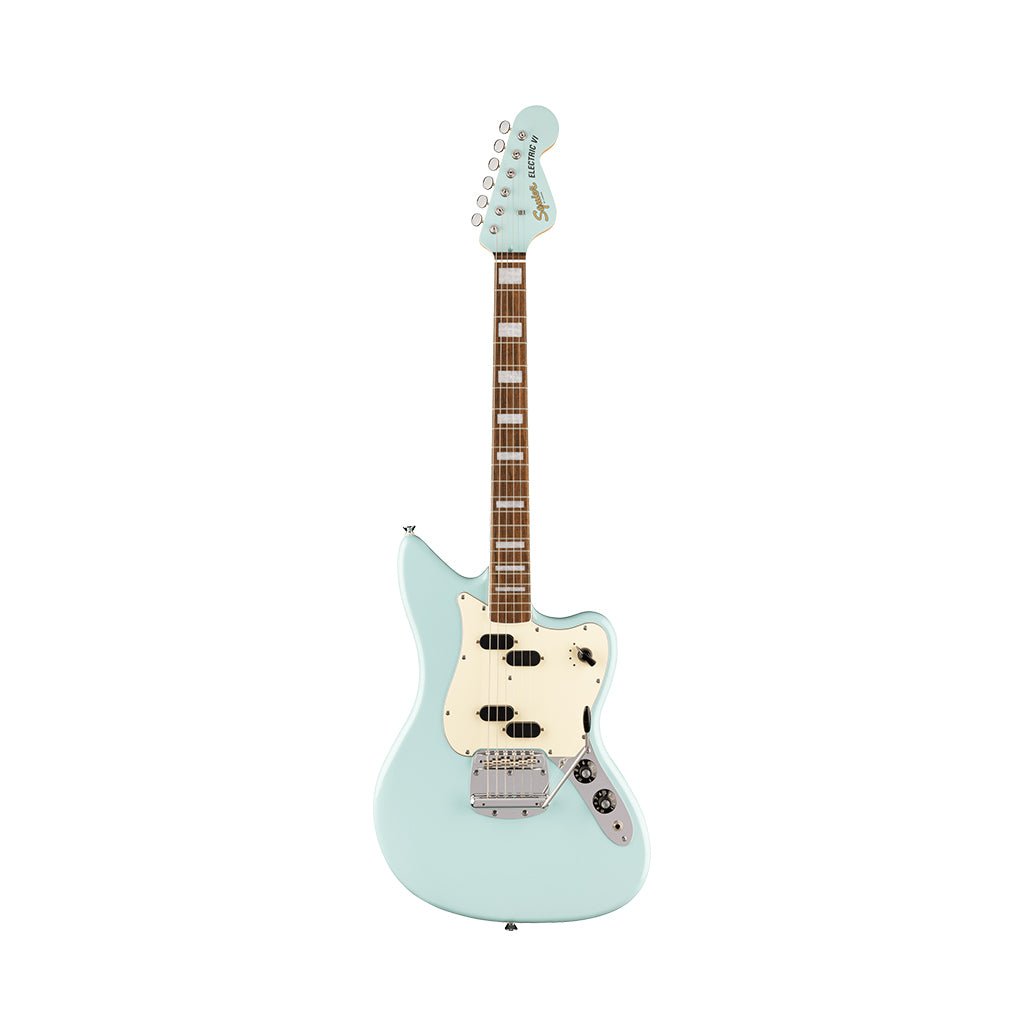 Squier Paranormal Electric VI Laurel Fingerboard Electric Guitar - Daphne Blue Electric Guitars Sky Music