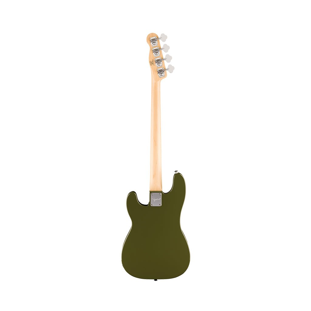Squier Paranormal Precision Bass Thinline SJ Laurel Fingerboard - Olive Bass Guitars Sky Music