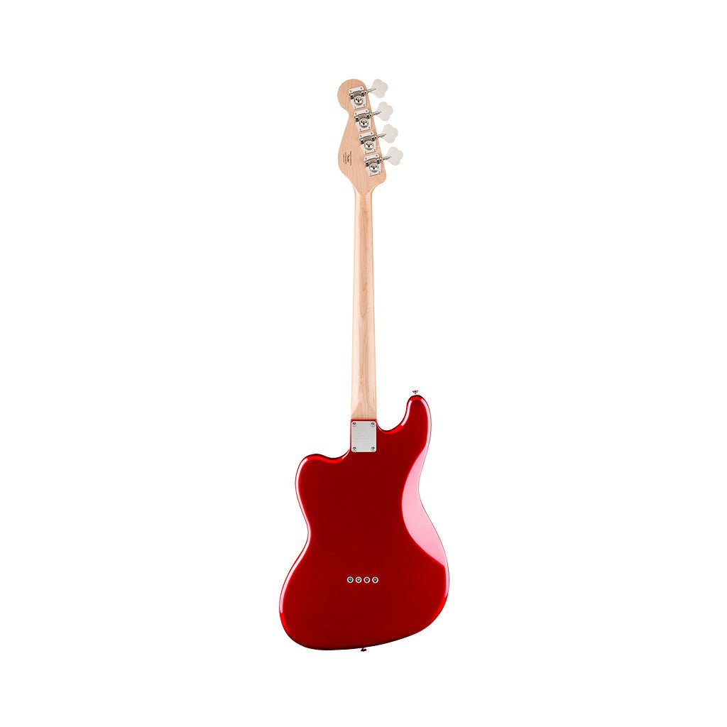 Squier Paranormal Rascal Limited Edition Bass HH Laurel Fingerboard - Candy Apple Red Bass Guitars Sky Music