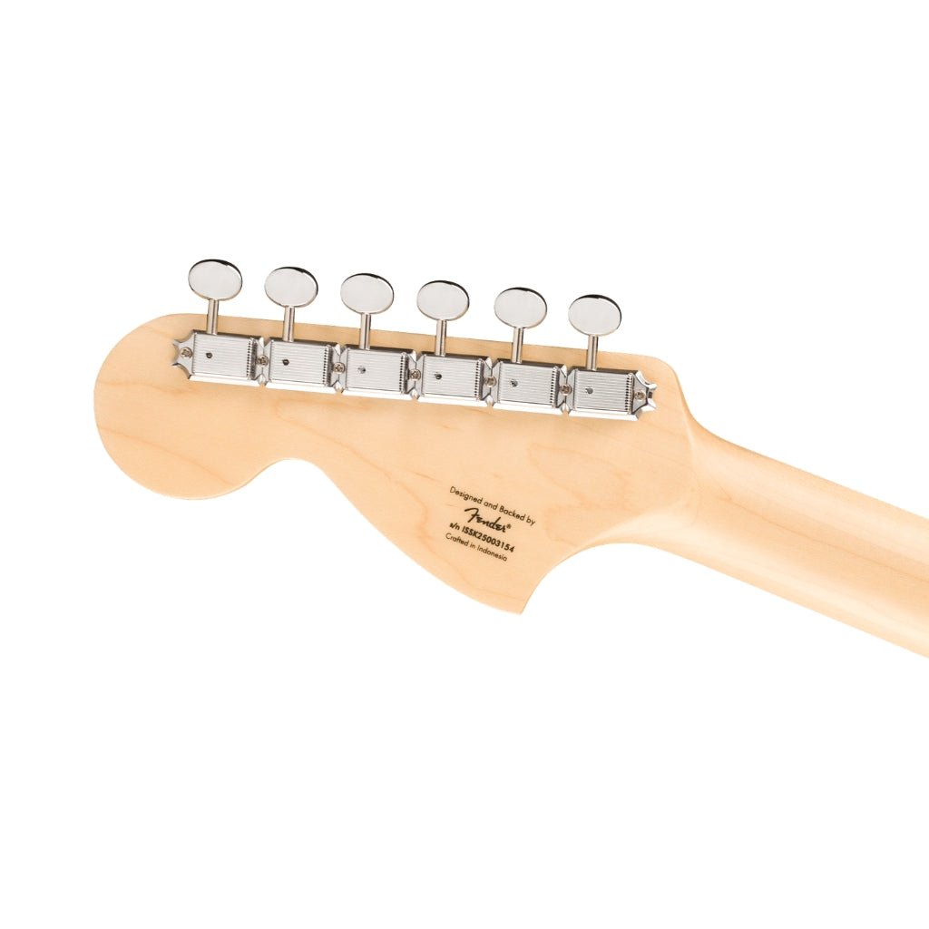 Squier Paranormal Stratocaster Deluxe Electric Guitar Lake Placid Blue, Maple Fingerboard Electric Guitars Sky Music