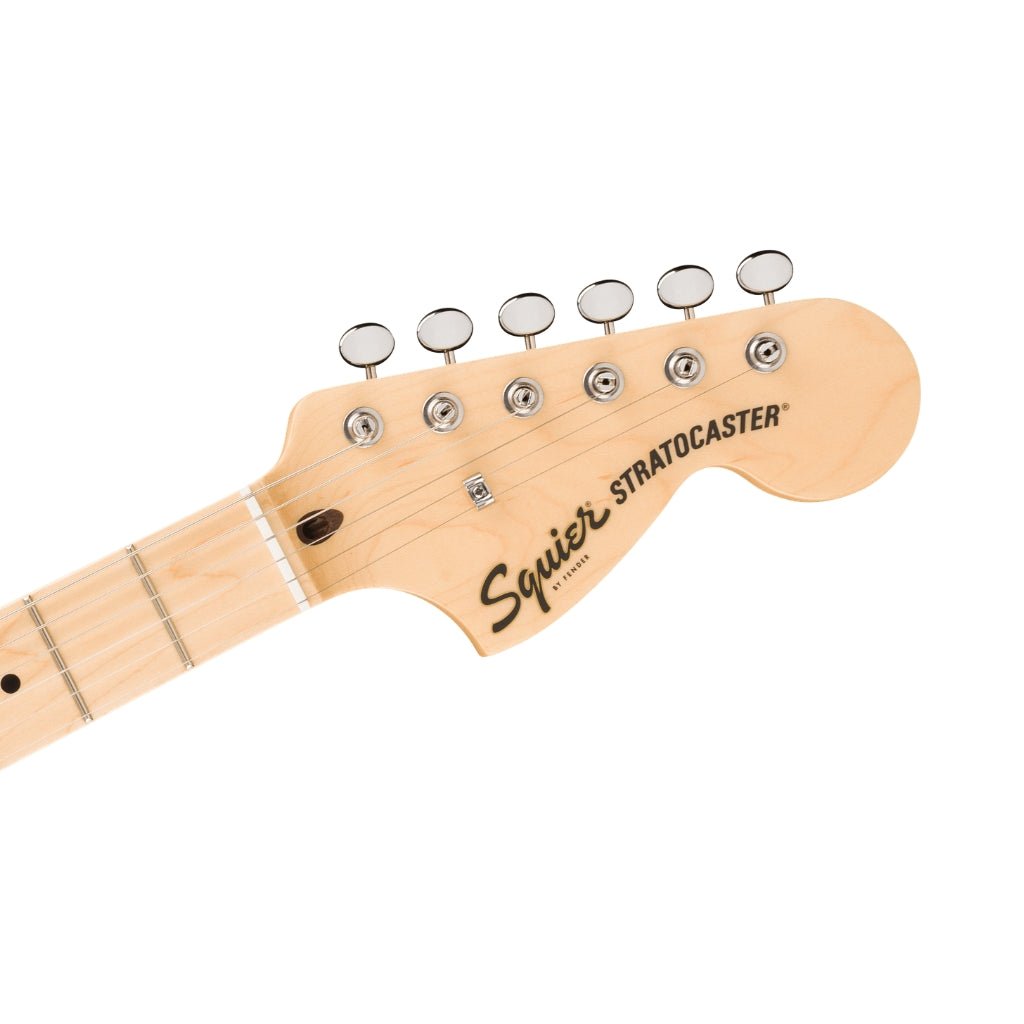 Squier Paranormal Stratocaster Deluxe Electric Guitar Lake Placid Blue, Maple Fingerboard Electric Guitars Sky Music