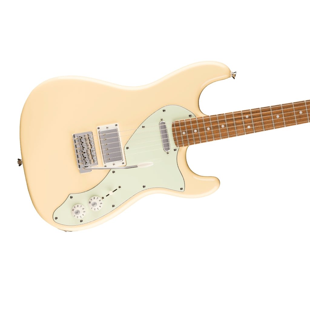 Squier Paranormal Stratocaster Deluxe Electric Guitar - Vintage White, Laurel Fingerboard Electric Guitars Sky Music