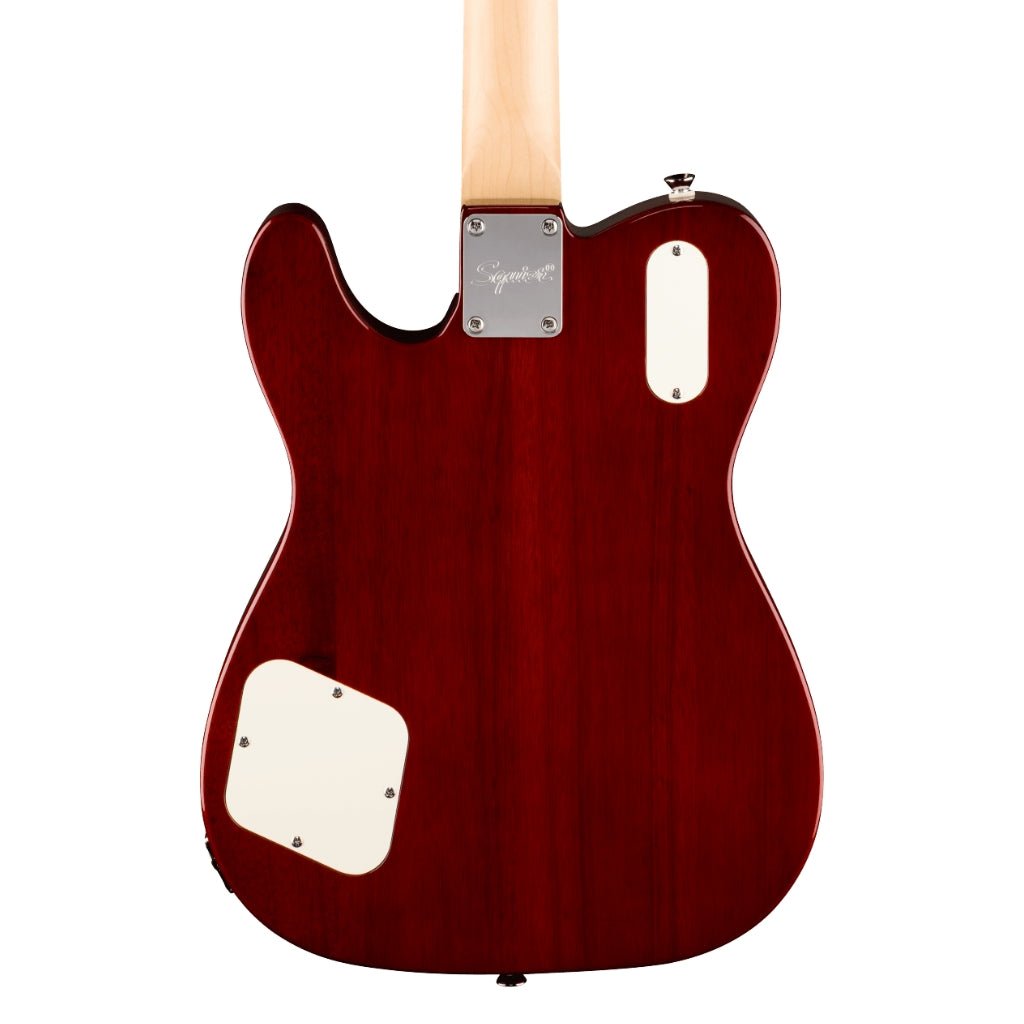 Squier Paranormal Troublemaker Telecaster Deluxe Bigsby Electric Guitar - Honey Sunburst, Laurel Fingerboard Electric Guitars Sky Music