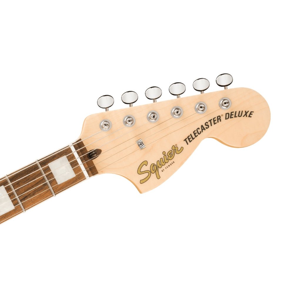 Squier Paranormal Troublemaker Telecaster Deluxe Bigsby Electric Guitar - Honey Sunburst, Laurel Fingerboard Electric Guitars Sky Music