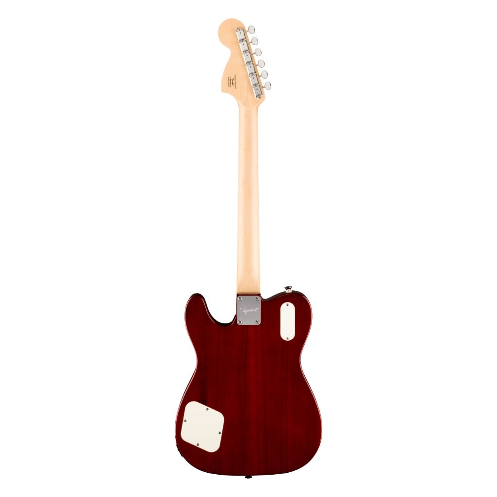 Squier Paranormal Troublemaker Telecaster Deluxe Bigsby Electric Guitar - Honey Sunburst, Laurel Fingerboard Electric Guitars Sky Music
