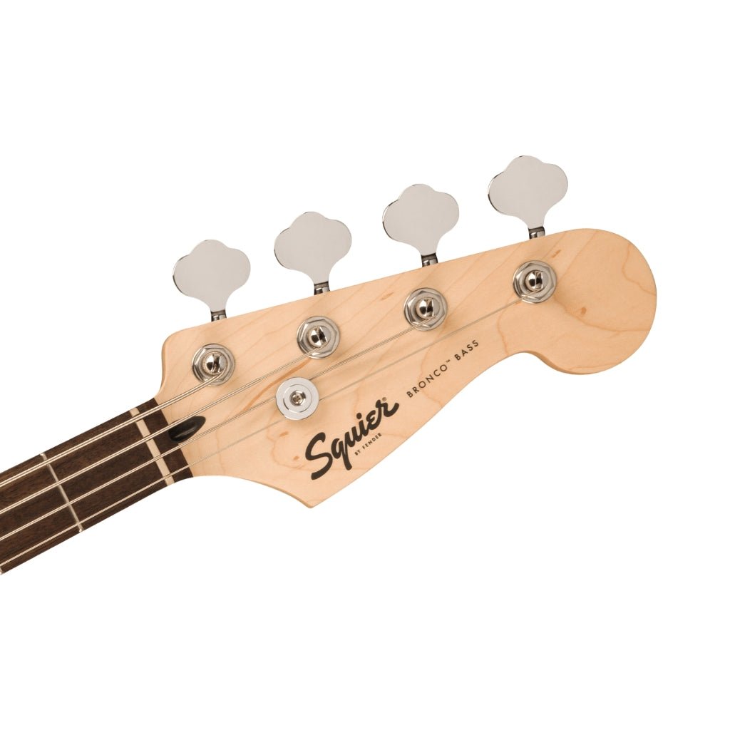 Squier Sonic Bronco Bass Guitar - Black, Laurel Fingerboard Bass Guitars Sky Music