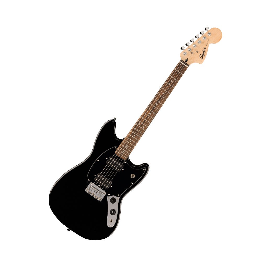 Squier Sonic Mustang HH Laurel Fingerboard Electric Guitar - Black Electric Guitars Sky Music