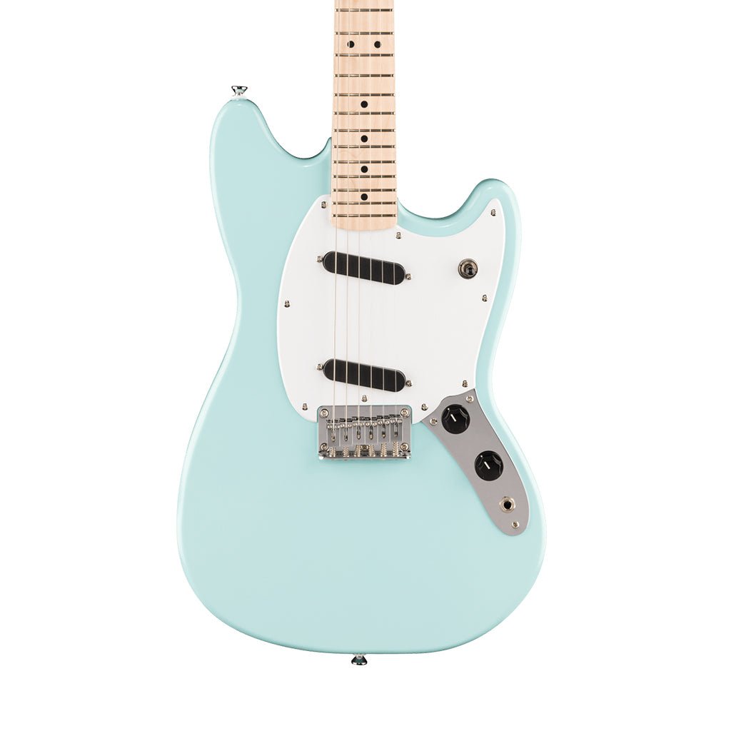 Squier Sonic Mustang Maple Fingerboard Electric Guitar - Daphne Blue Electric Guitars Sky Music