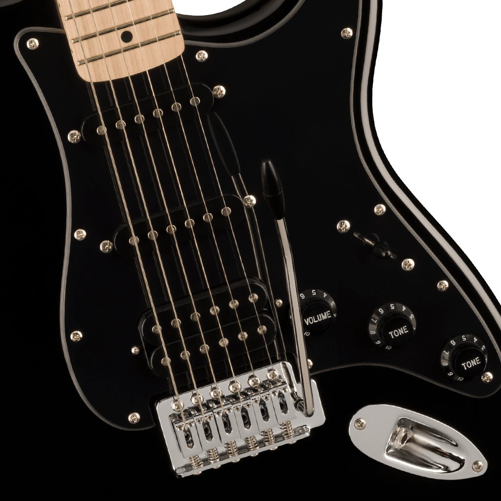 Squier Sonic Stratocaster HSS Black Electric Guitars Sky Music