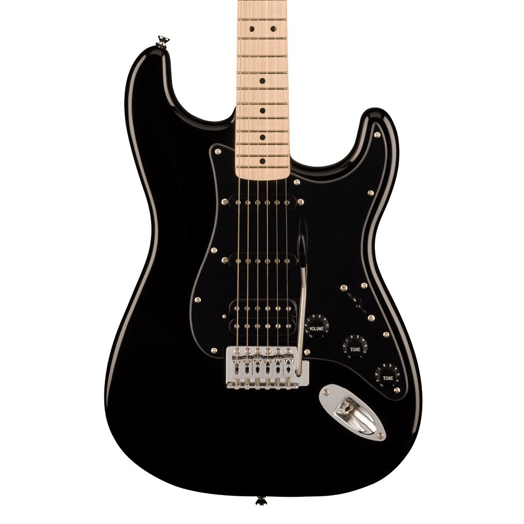 Squier Sonic Stratocaster HSS Black Electric Guitars Sky Music