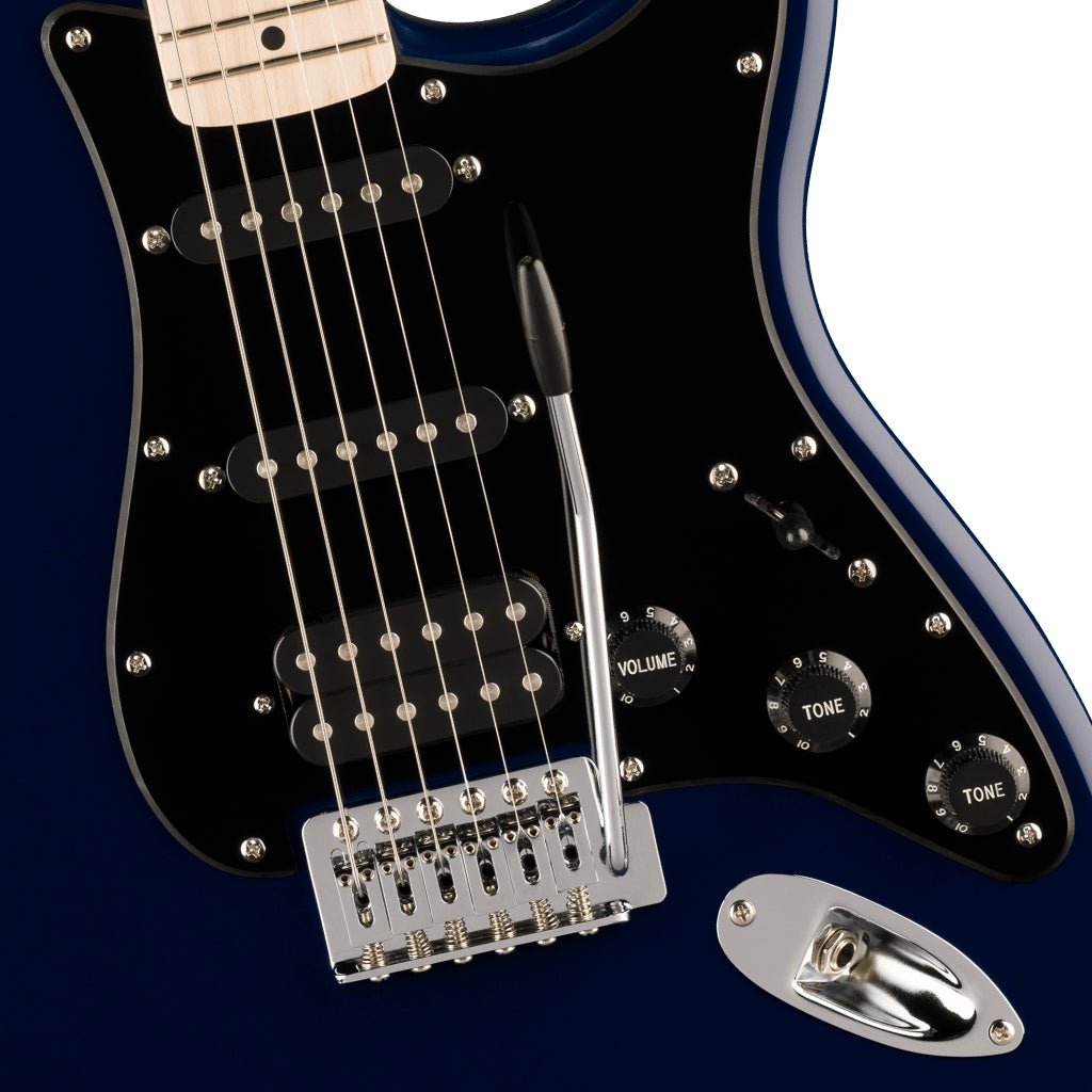 Squier Sonic Stratocaster HSS Maple Fingerboard Electric Guitar - Midnight Blue Electric Guitars Sky Music
