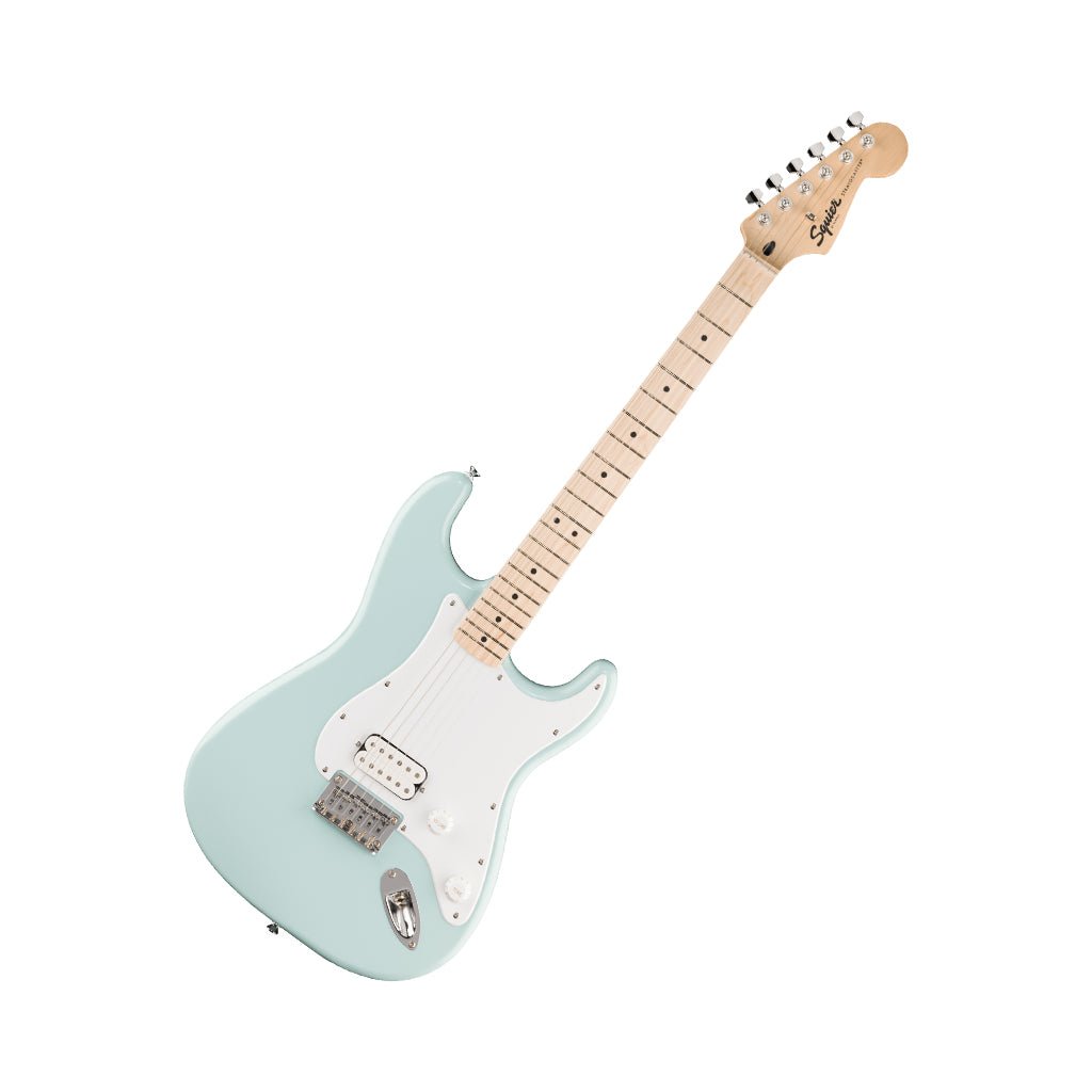 Squier Sonic Stratocaster HT H Maple Fingerboard Electric Guitar - Sonic Blue Electric Guitars Sky Music