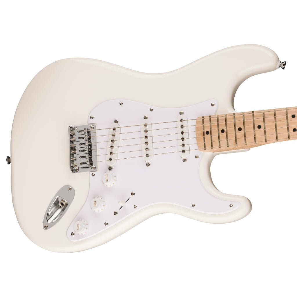 Squier Sonic Stratocaster HT in Arctic White Electric Guitars Sky Music