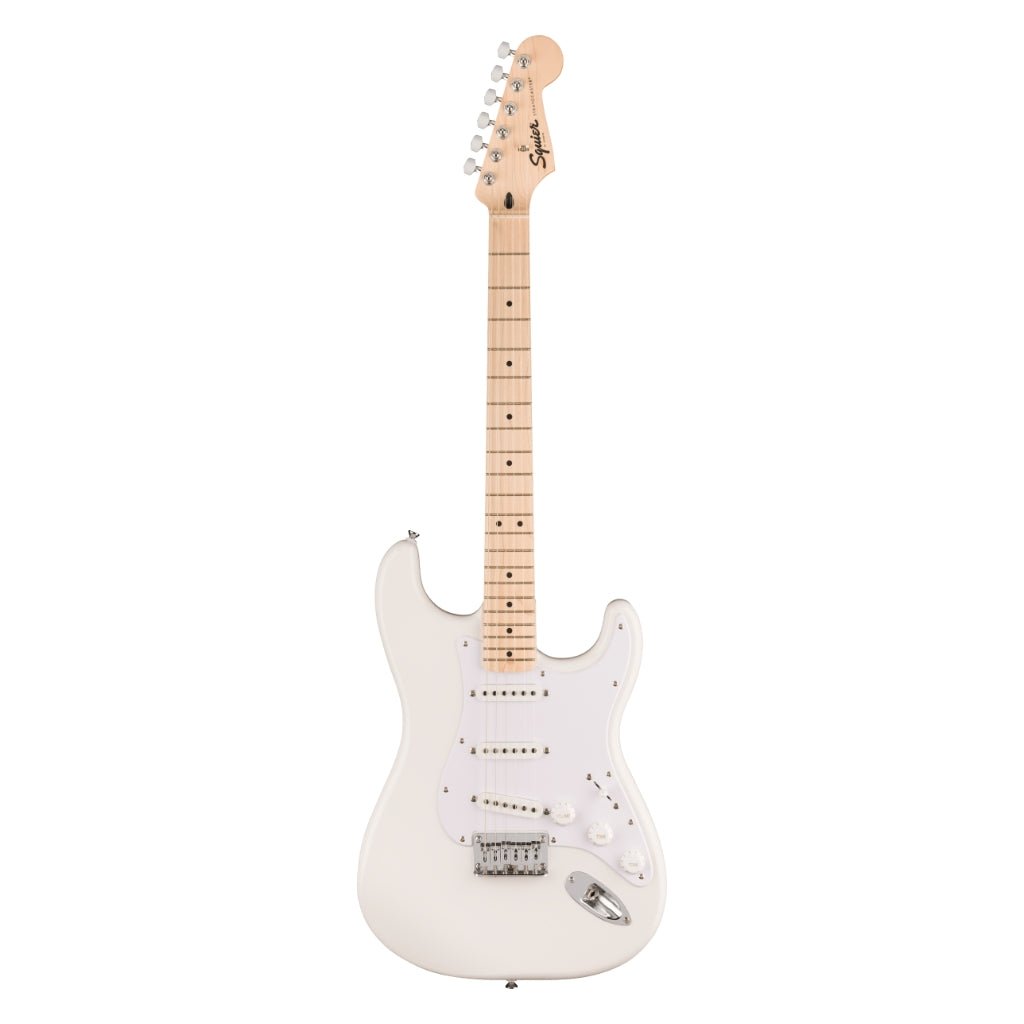 Squier Sonic Stratocaster HT in Arctic White Electric Guitars Sky Music