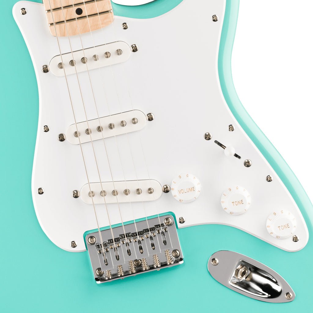 Squier Sonic Stratocaster HT Maple Fingerboard Electric Guitar - Sea Foam Green Electric Guitars Sky Music