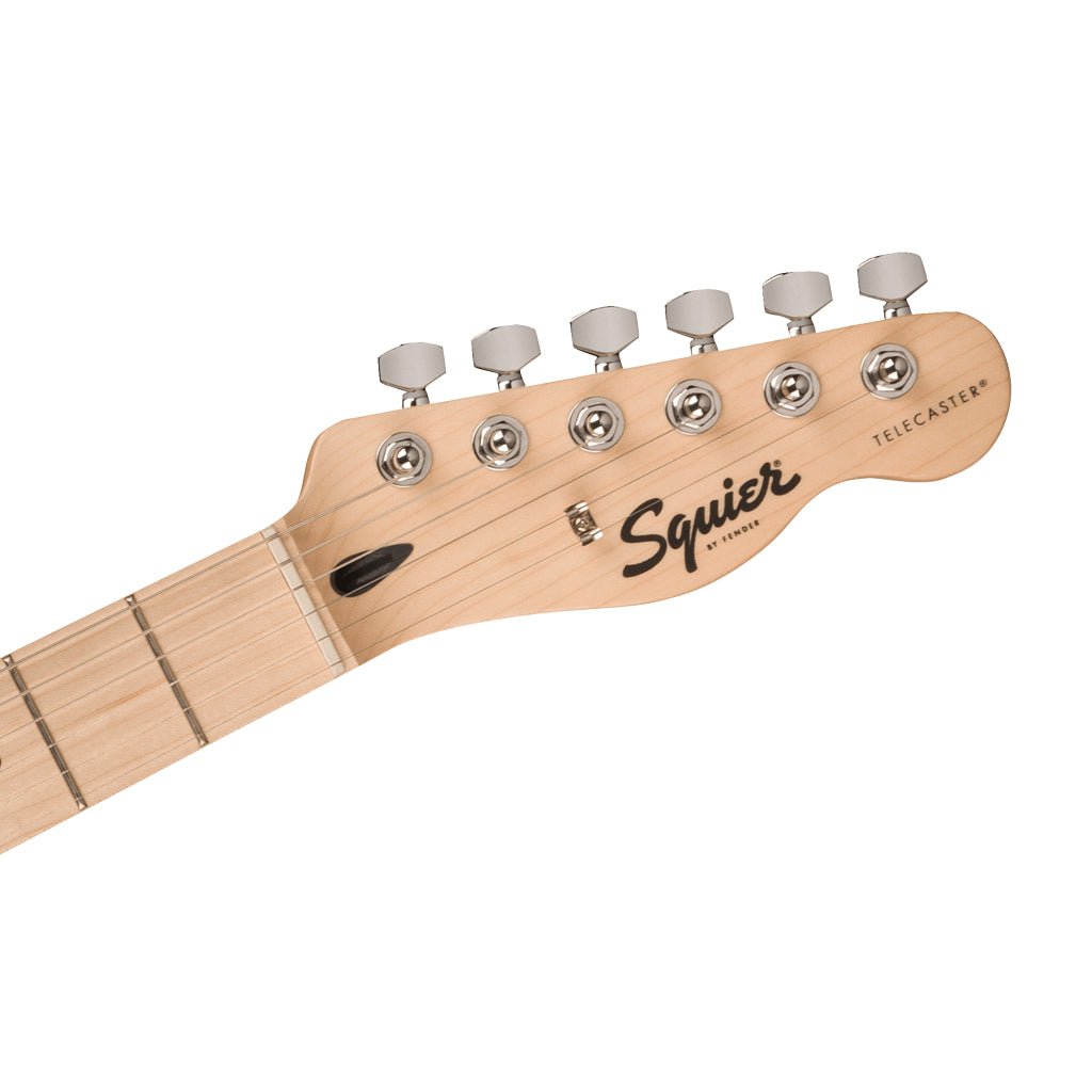 Squier Sonic Telecaster Maple Fingerboard w/White Pickguard - Black Electric Guitars Sky Music