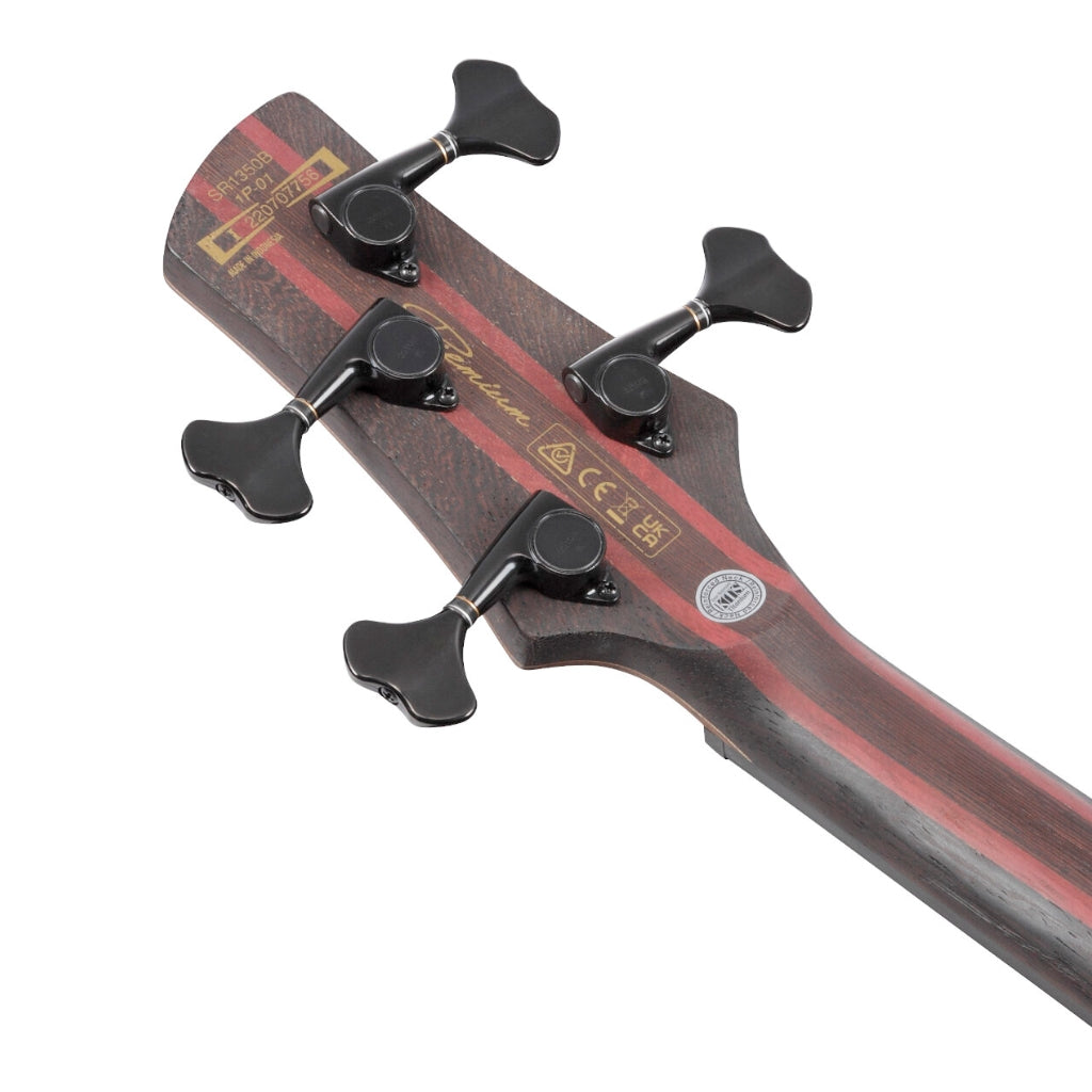 Ibanez - SR1350B Premium Bass With Bag - Dual Mocha Burst Flat