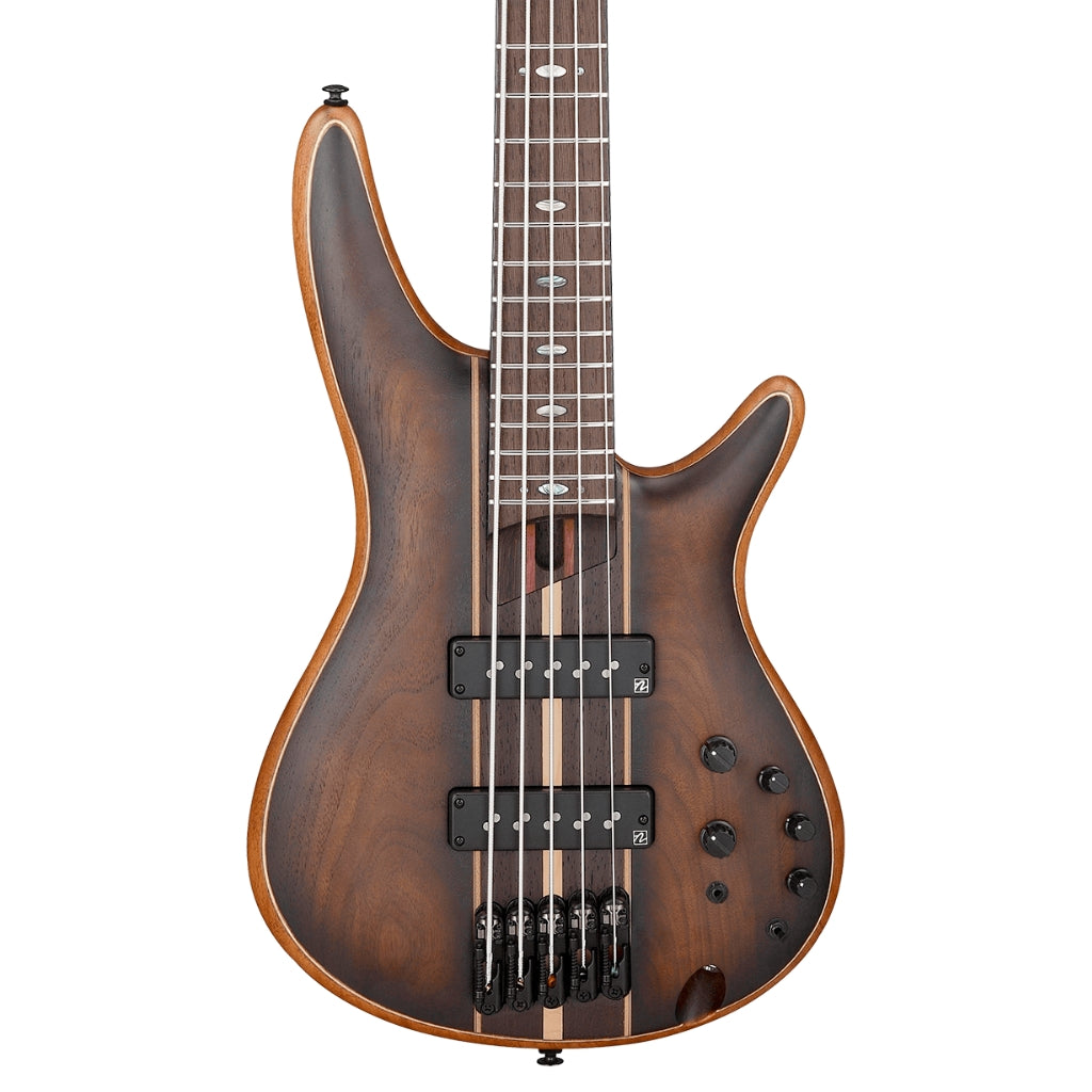 Ibanez - SR1355B 5 String Premium Bass With Bag - Dual Mocha Burst Flat