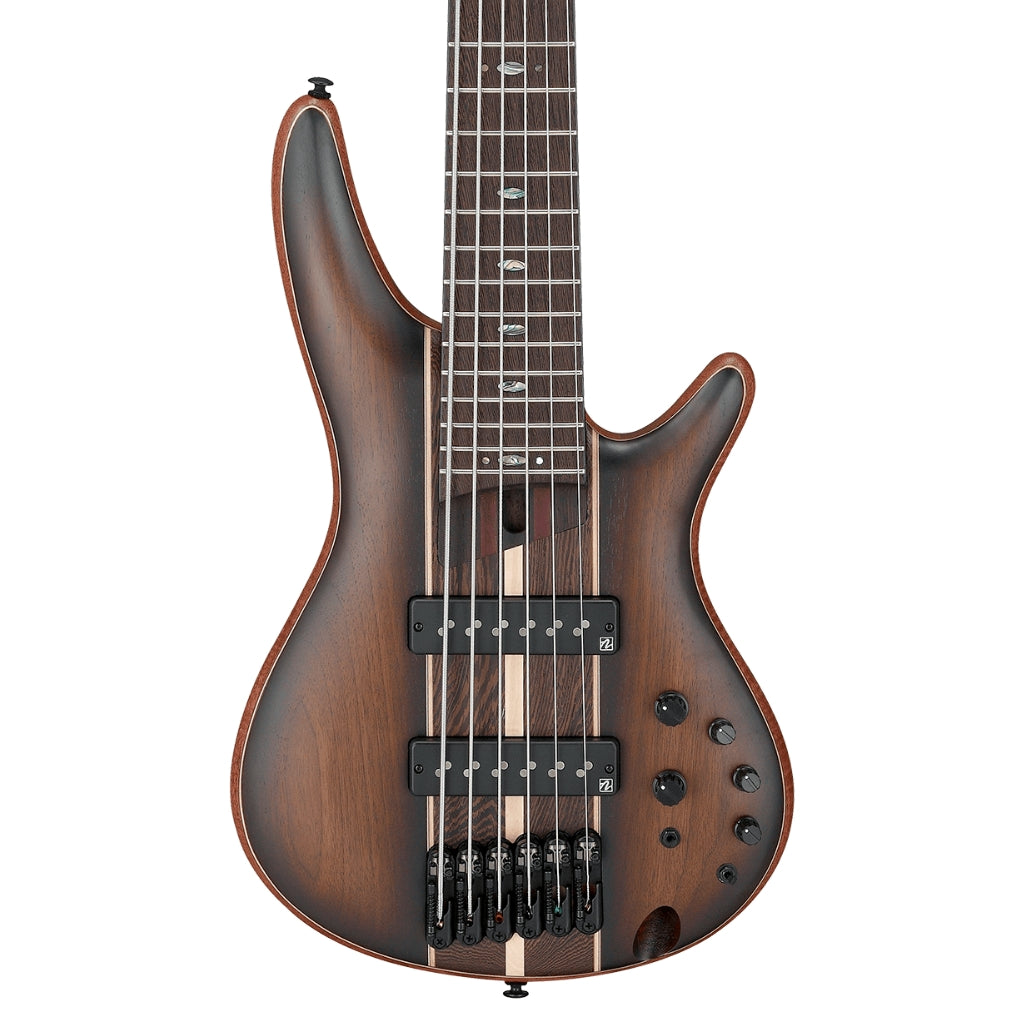 Ibanez - SR1356B 6 String Premium Bass With Bag - Dual Mocha Burst Flat