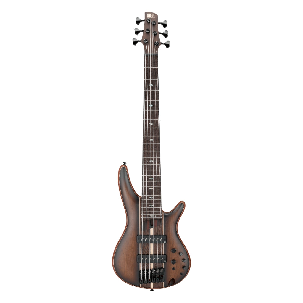 Ibanez - SR1356B 6 String Premium Bass With Bag - Dual Mocha Burst Flat