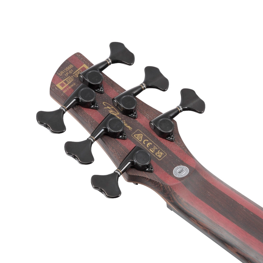 Ibanez - SR1356B 6 String Premium Bass With Bag - Dual Mocha Burst Flat