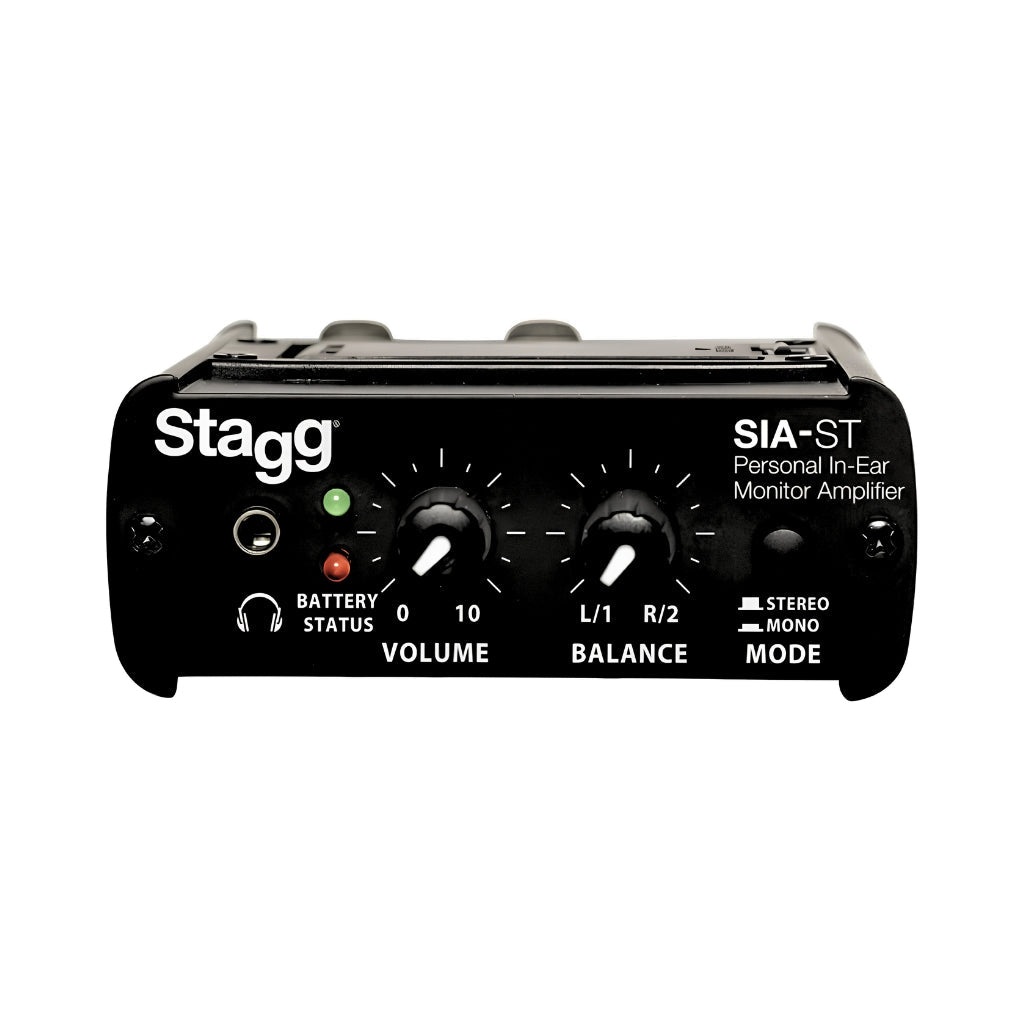 Stagg SIA-ST Wired Personal In-Ear Monitor Amplifier IEM Systems Sky Music