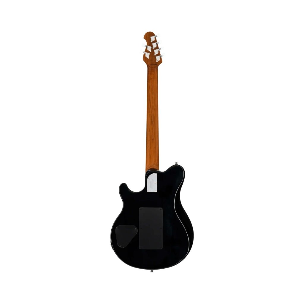 Sterling Axis Quilted Maple Top Electric Guitar - Yucatan Blue Electric Guitars Sky Music