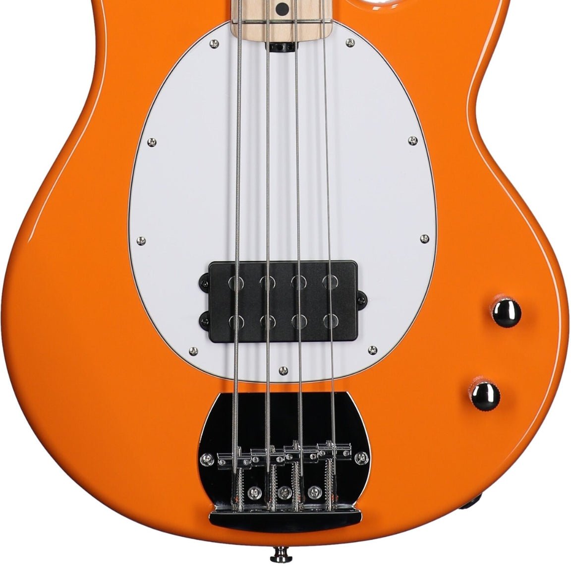 Sterling By Music Man Intro Series Stingray Bass Guitar - Sunrise Orange Bass Guitars Sky Music