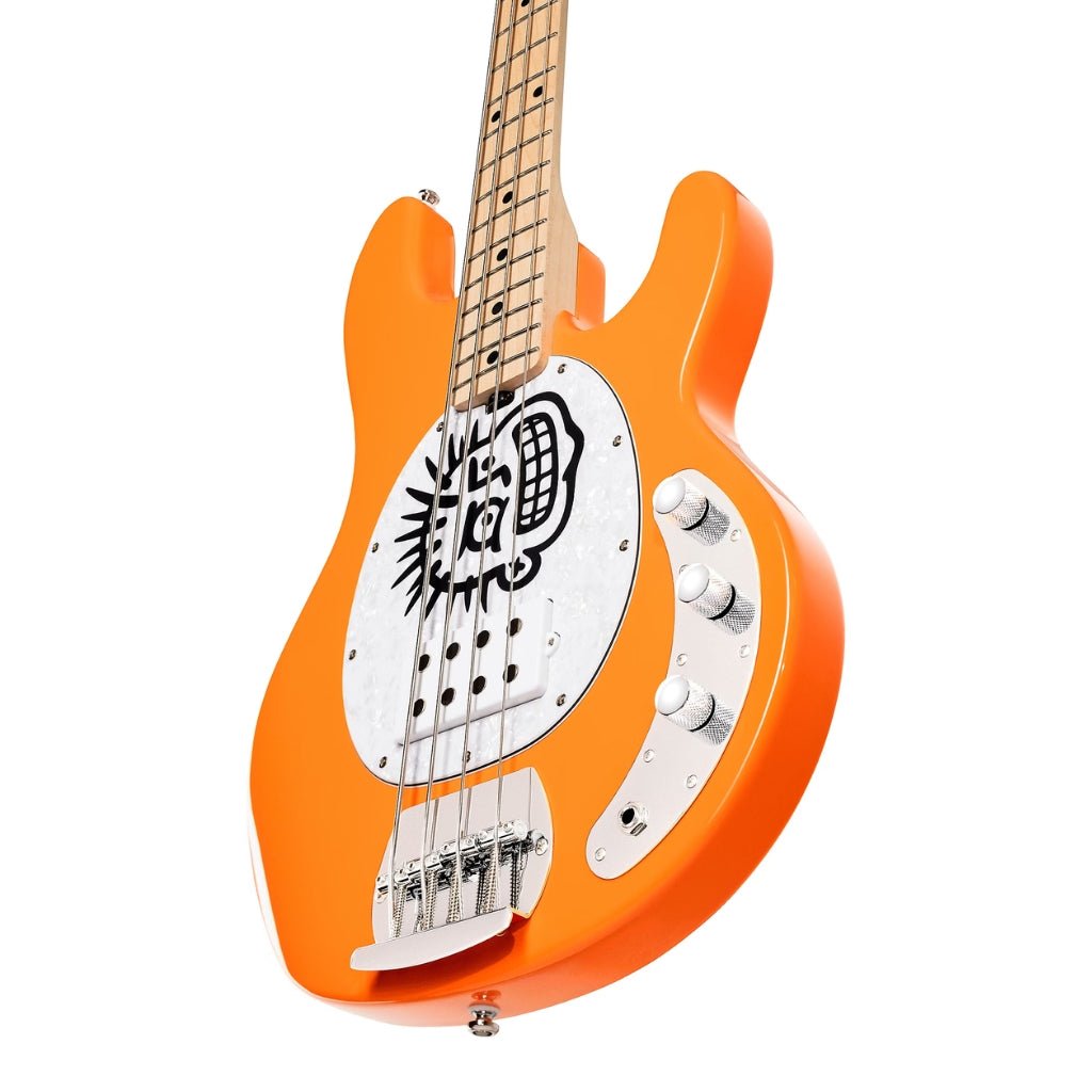 Sterling By Music Man Mike Herrera Signature StingRay Electric Bass Guitar - Orange Creamsicle Bass Guitars Sky Music