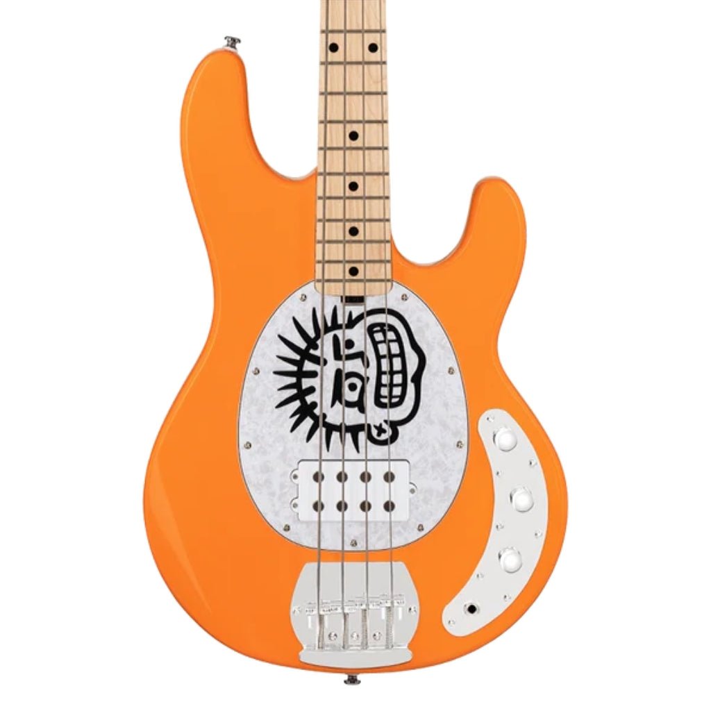 Sterling By Music Man Mike Herrera Signature StingRay Electric Bass Guitar - Orange Creamsicle Bass Guitars Sky Music