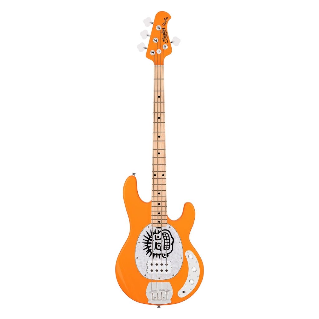 Sterling By Music Man Mike Herrera Signature StingRay Electric Bass Guitar - Orange Creamsicle Bass Guitars Sky Music