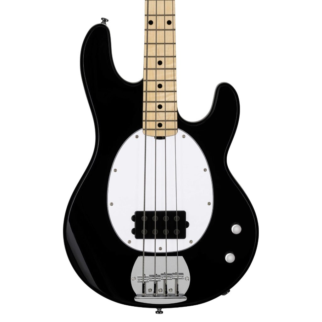 Sterling by Music Man Ray2 StingRay Bass - Black with Maple Neck Bass Guitars Sky Music