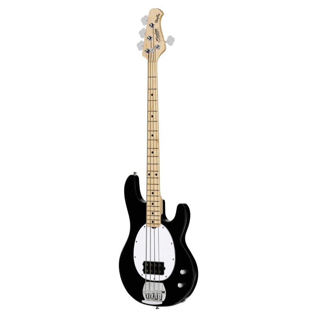 Sterling by Music Man Ray2 StingRay Bass - Black with Maple Neck Bass Guitars Sky Music